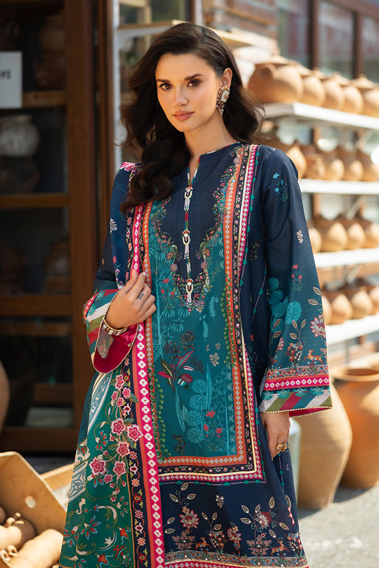 Picture of Mushq - Nirvana Printed Silk Collection - 03 Nova Bloom - Unstitched - Available at Raja Sahib