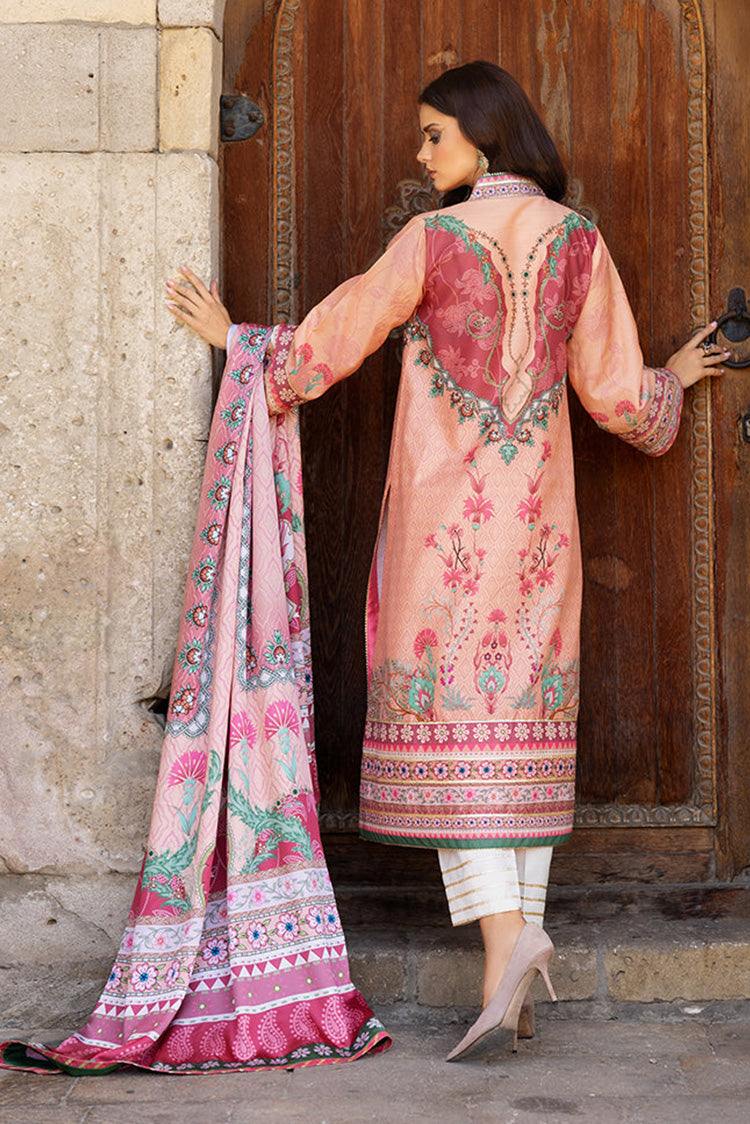 Picture of Mushq - Nirvana Printed Silk Collection - 04 Pulsar Petal - Unstitched - Available at Raja Sahib