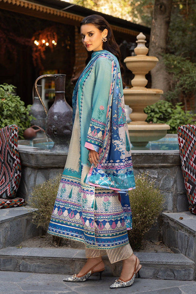 Picture of Mushq - Nirvana Printed Silk Collection - 07 Seraphic Dust - Unstitched - Available at Raja Sahib