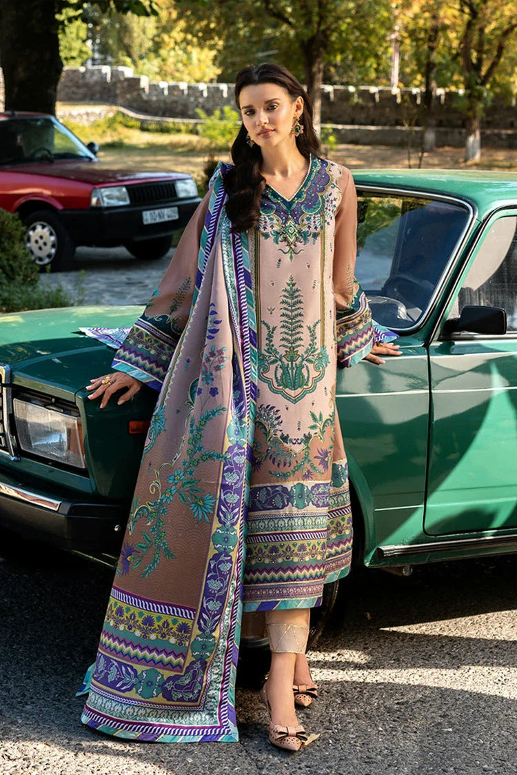 Picture of Mushq - Nirvana Printed Silk Collection - HUNPS 250108 Aurora Echo - Unstitched - Available at Raja Sahib