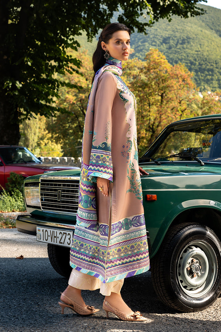 Picture of Mushq - Nirvana Printed Silk Collection - 08 Aurora Echo - Unstitched - Available at Raja Sahib