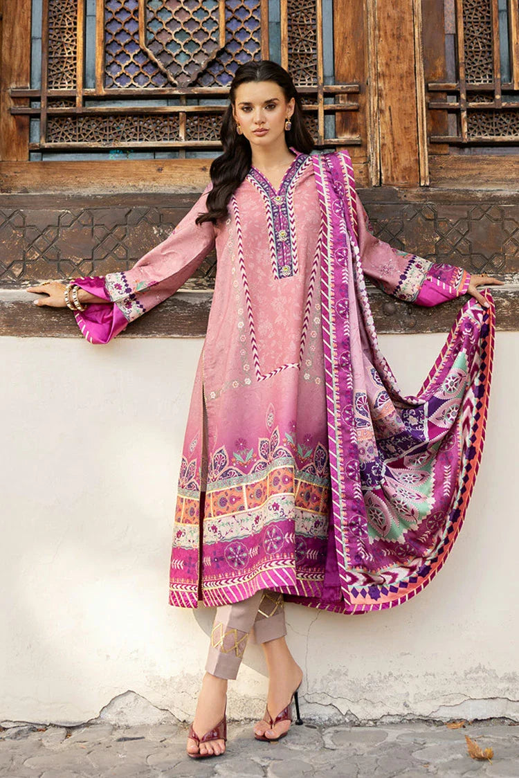 Picture of Mushq - Nirvana Printed Silk Collection - HUNPS 250109 Stella Song - Unstitched - Available at Raja Sahib
