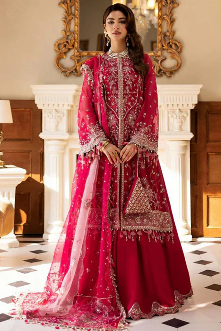 Picture of Sadaf Fawad Khan - Siraa Festive Luxe Collection - 06 Fuschia Rose - Unstitched - Available at Raja Sahib