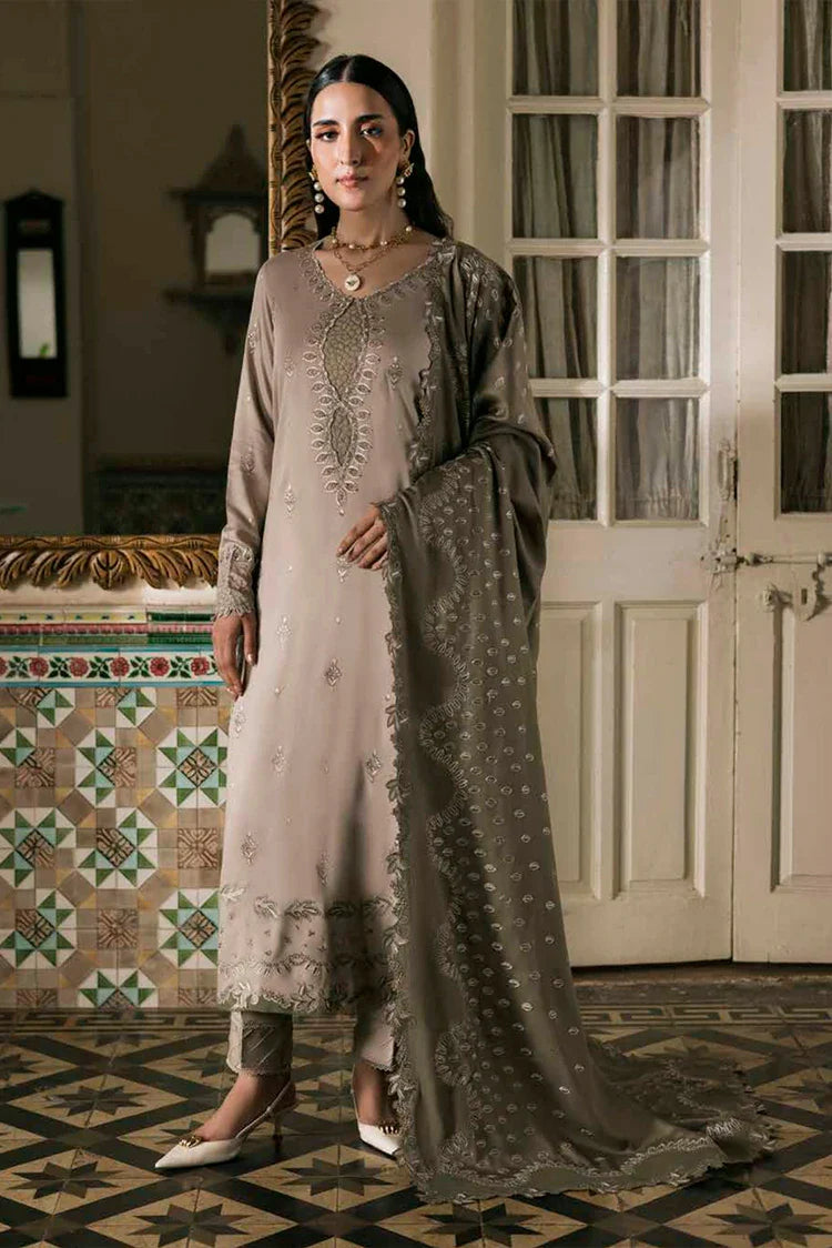 Picture of Nureh - Exclusive Embroidered Twill Linen Marina Collection - NE-178 - Unstitched - Available at Raja Sahib