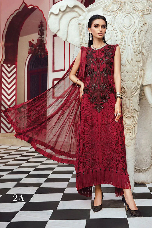 Picture of Maria B - Rani Mahal M Prints Fall Collection - MPT-27-02A - Unstitched - Available at Raja Sahib