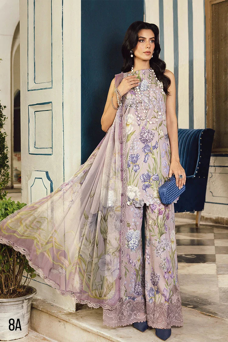 Picture of Maria B - Rani Mahal M Prints Fall Collection - MPT-27-08A - Unstitched - Available at Raja Sahib