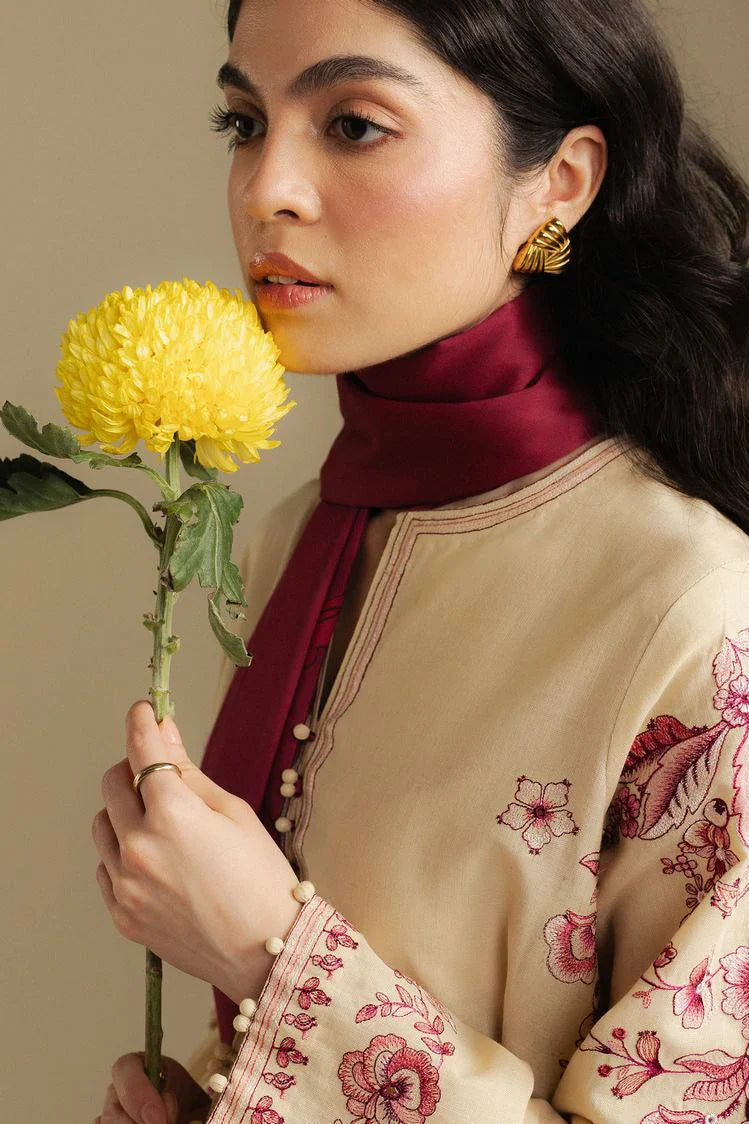 Picture of Zara Shahjahan - Coco Winter Collection - SNOWDROP-10A - Unstitched - Available at Raja Sahib