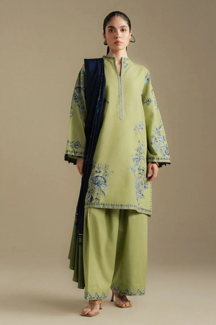 Picture of Zara Shahjahan - Coco Winter Collection - SNOWDROP-10B - Unstitched - Available at Raja Sahib