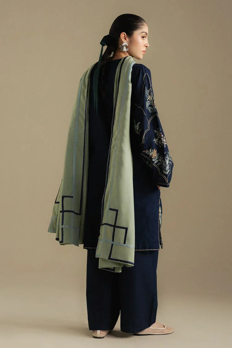 Picture of Zara Shahjahan - Coco Winter Collection - AMBER-1B - Unstitched - Available at Raja Sahib