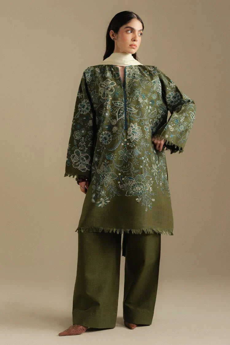 Picture of Zara Shahjahan - Coco Winter Collection - MIST-2A - Unstitched - Available at Raja Sahib