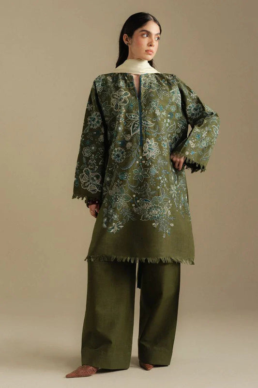 Picture of Zara Shahjahan - Coco Winter Collection - MIST-2A - Unstitched - Available at Raja Sahib