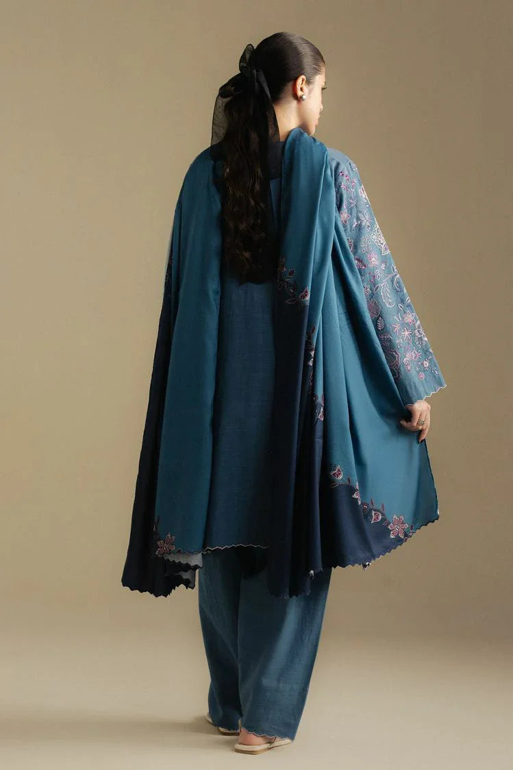 Picture of Zara Shahjahan - Coco Winter Collection - MIST-2B - Unstitched - Available at Raja Sahib