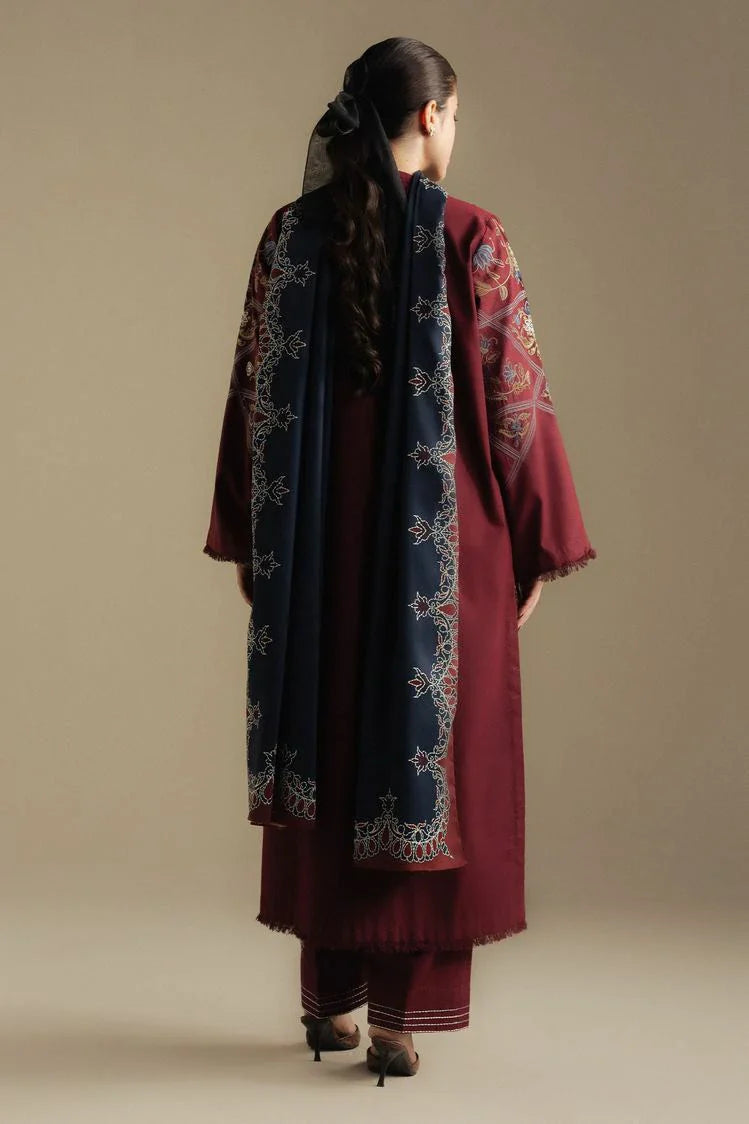 Picture of Zara Shahjahan - Coco Winter Collection - CORAL-4B - Unstitched - Available at Raja Sahib