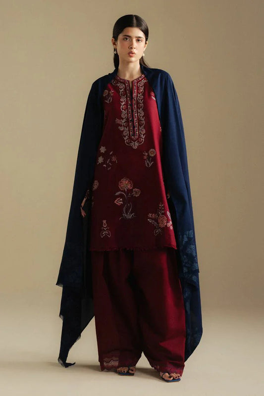 Picture of Zara Shahjahan - Coco Winter Collection - DAWN-5B - Unstitched - Available at Raja Sahib