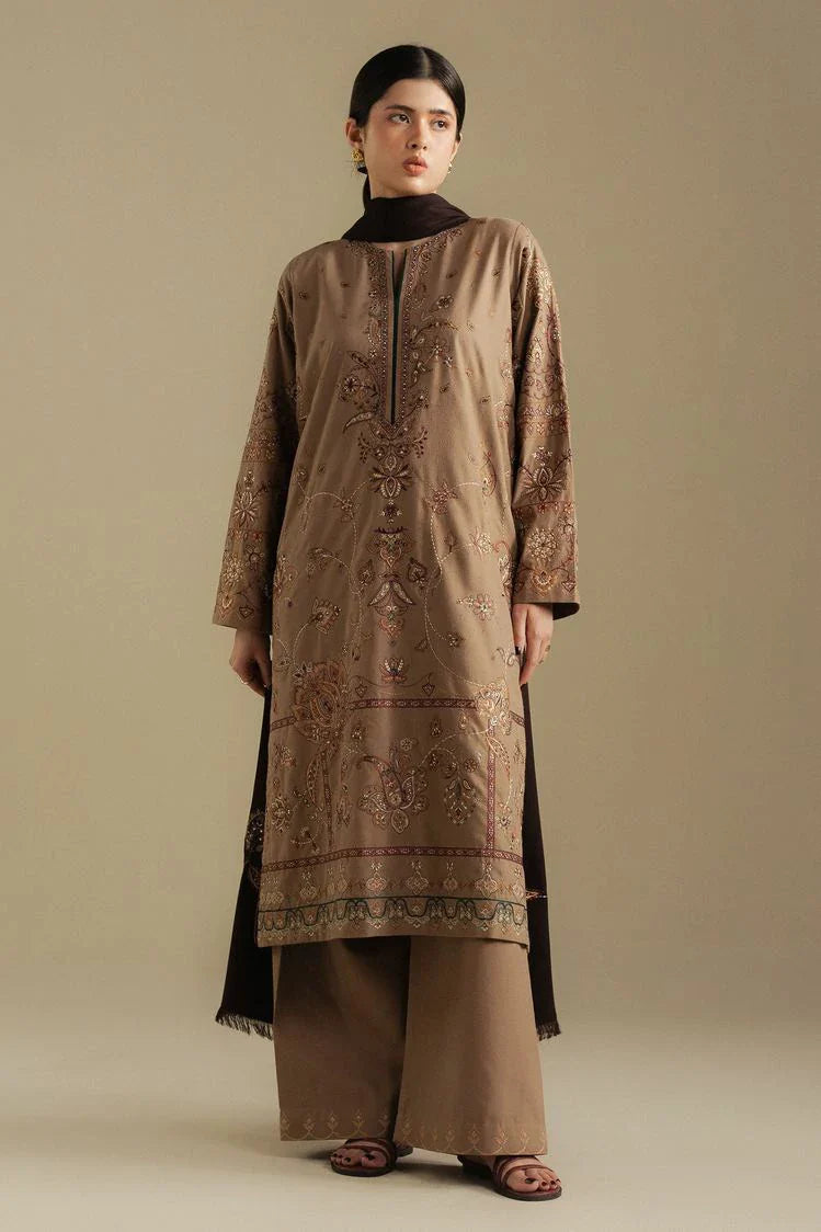Picture of Zara Shahjahan - Coco Winter Collection - BLOOM-6B - Unstitched - Available at Raja Sahib