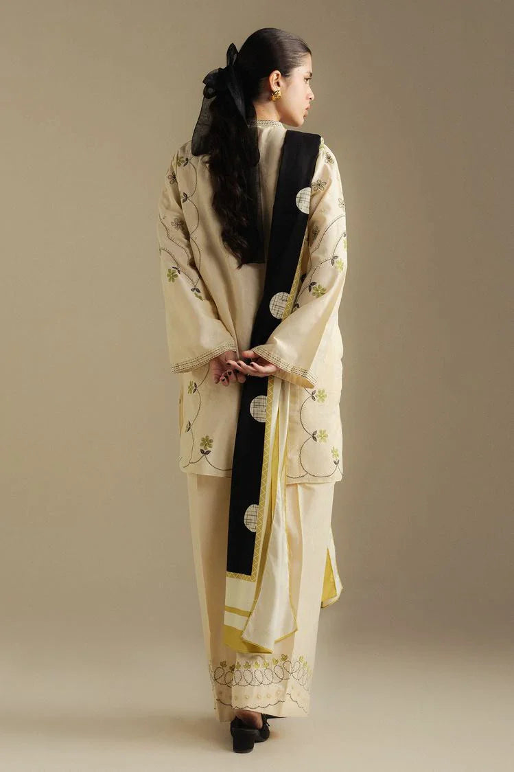 Picture of Zara Shahjahan - Coco Winter Collection - FAWN-8B - Unstitched - Available at Raja Sahib
