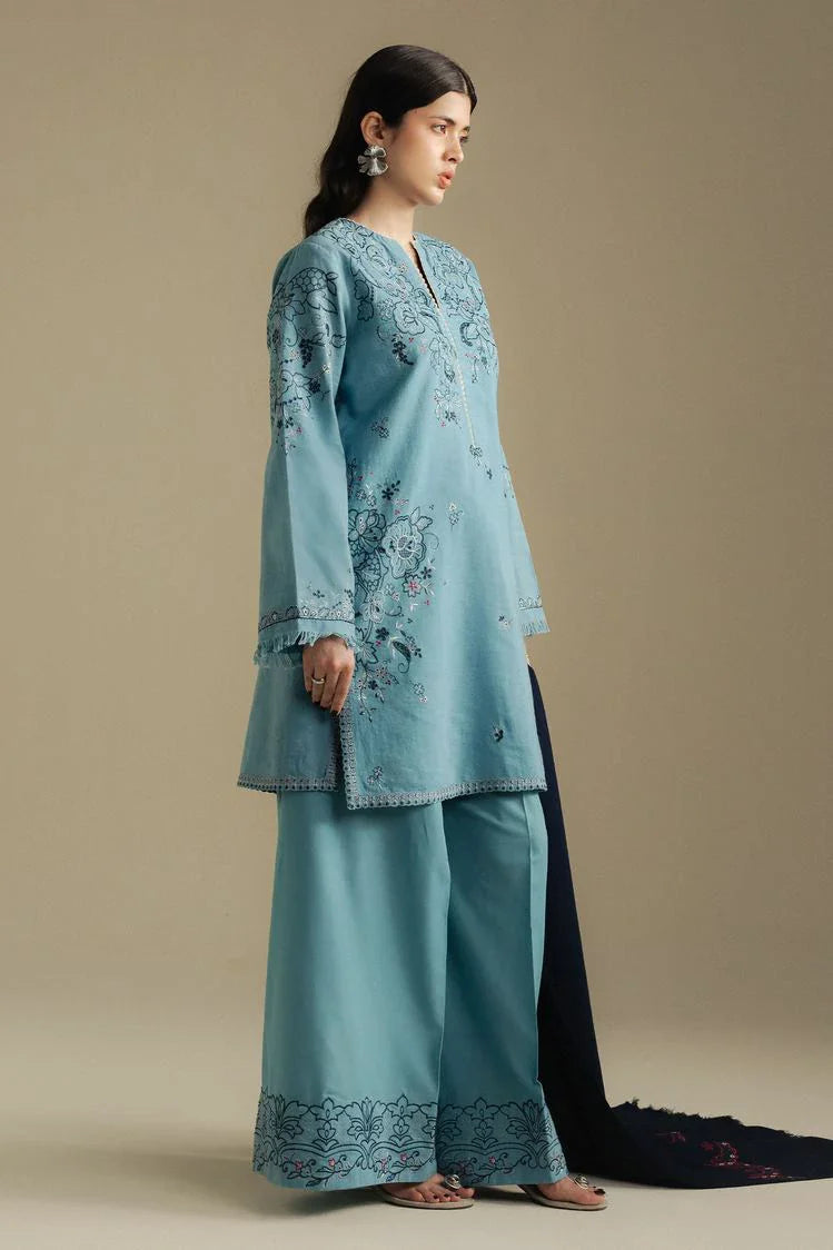 Picture of Zara Shahjahan - Coco Winter Collection - LAUREL-9B - Unstitched - Available at Raja Sahib