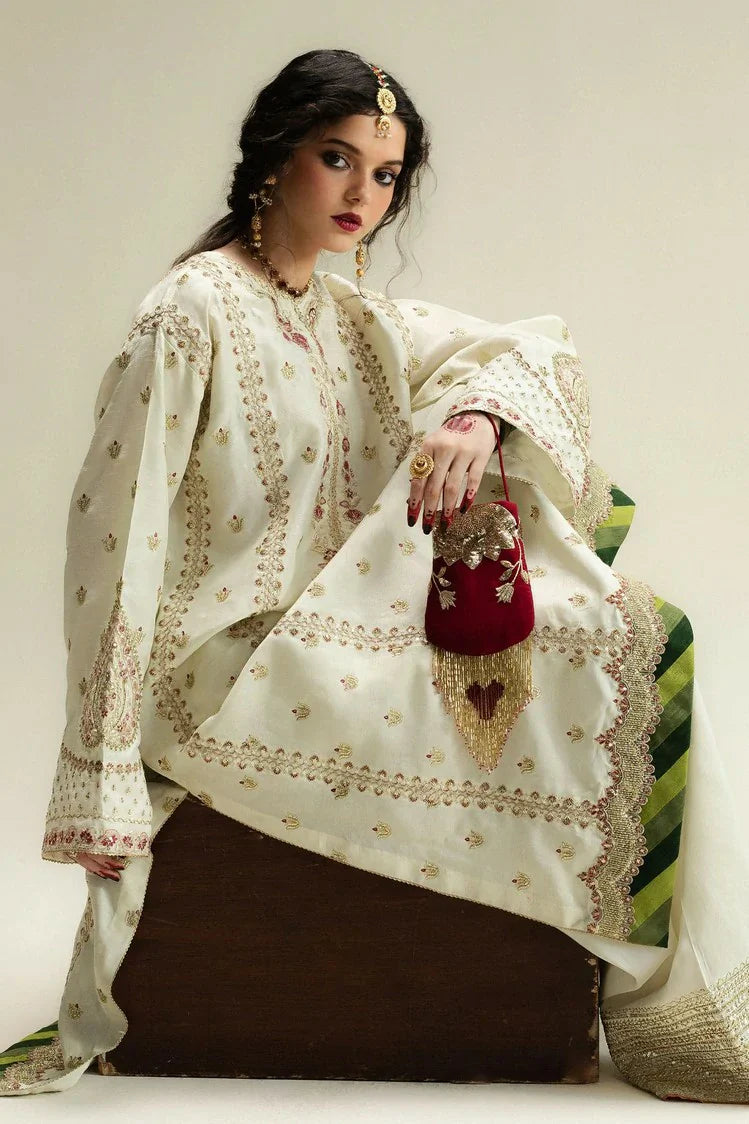 Picture of Zara Shahjahan - Wedding Collection - WU25-D4-Soz - Unstitched - Available at Raja Sahib