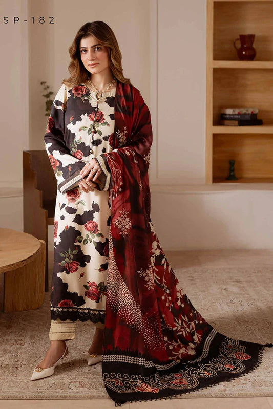 Picture of Nureh - Signature Prints Printed Marina Collecton Vol 3 - SP-182 - Unstitched - Available at Raja Sahib