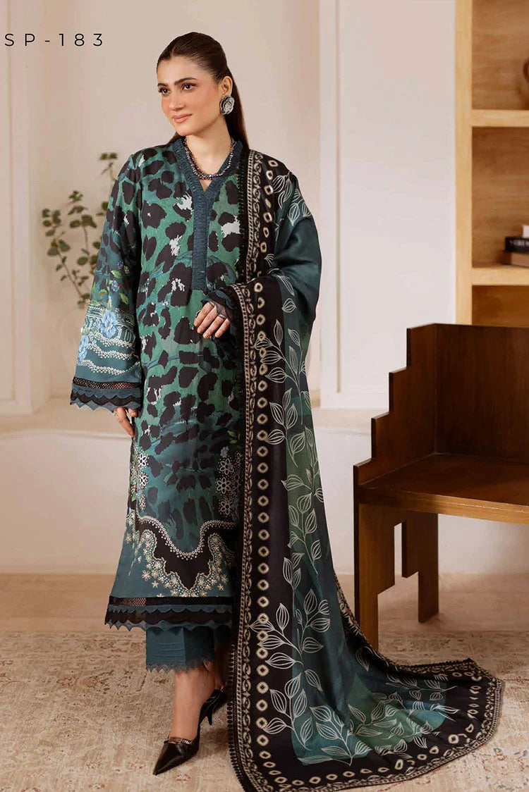 Picture of Nureh - Signature Prints Printed Marina Collecton Vol 3 - SP-183 - Unstitched - Available at Raja Sahib