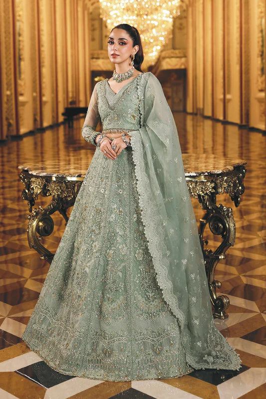 Picture of Elaf - Stardom Formal Handwork Collection - ESH-03 LIME LIGHT - Unstitched - Available at Raja Sahib