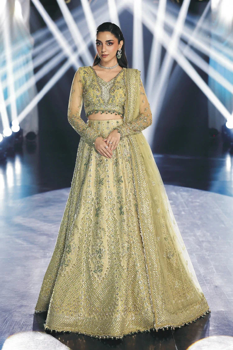 Picture of Elaf - Stardom Formal Handwork Collection - ESH-07 MINT MAJESTY - Unstitched - Available at Raja Sahib