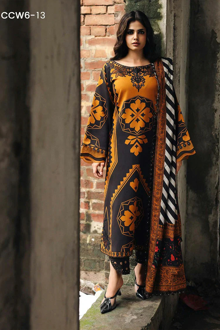 Picture of Charizma - Combination Embroidered Linen Collection Vol 2 - CCW6-13 - Unstitched - Available at Raja Sahib