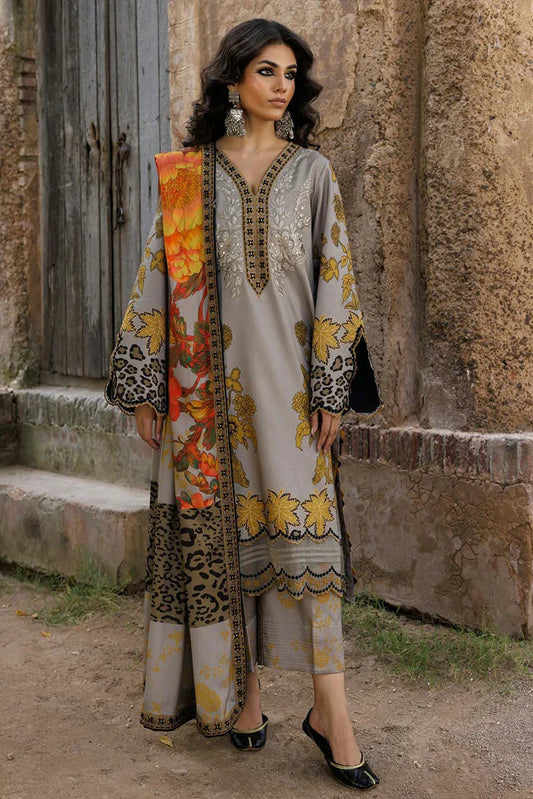 Picture of Charizma - Combination Embroidered Linen Collection Vol 2 - CCW6-14 - Unstitched - Available at Raja Sahib