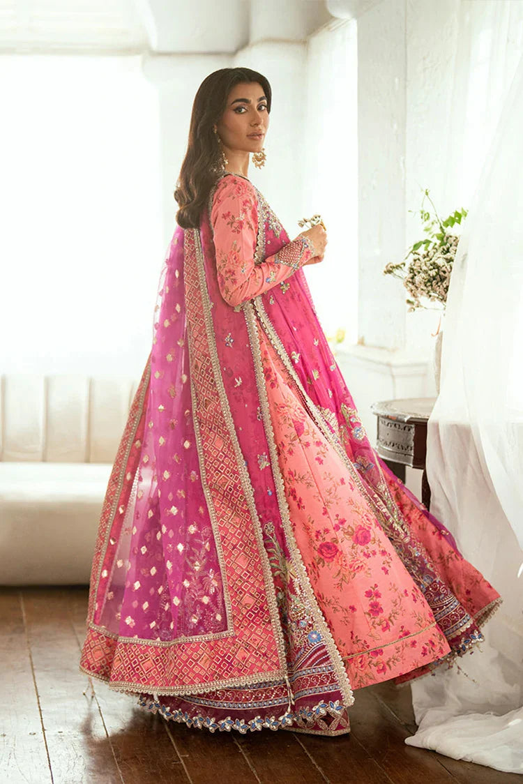 Picture of Mushq - Shaam Shandar Chiffon Collection - Geet Gulabi MUNCH250106U - Unstitched - Available at Raja Sahib