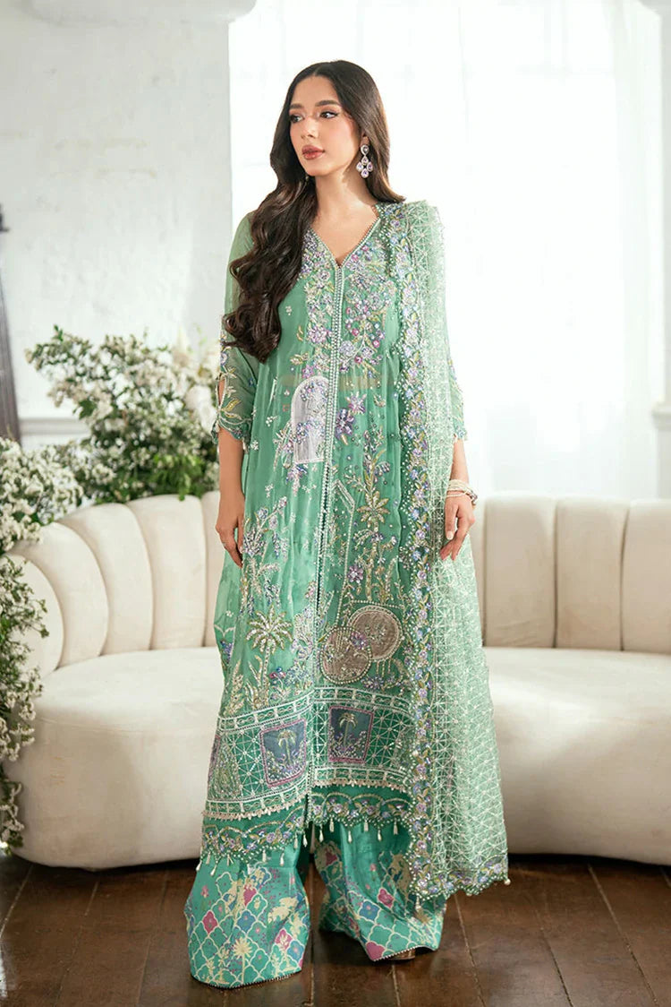 Picture of Mushq - Shaam Shandar Chiffon Collection - Adaa MUNCH250108U - Unstitched - Available at Raja Sahib