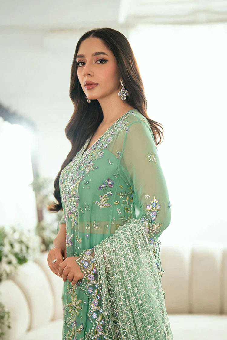 Picture of Mushq - Shaam Shandar Chiffon Collection - Adaa MUNCH250108U - Unstitched - Available at Raja Sahib