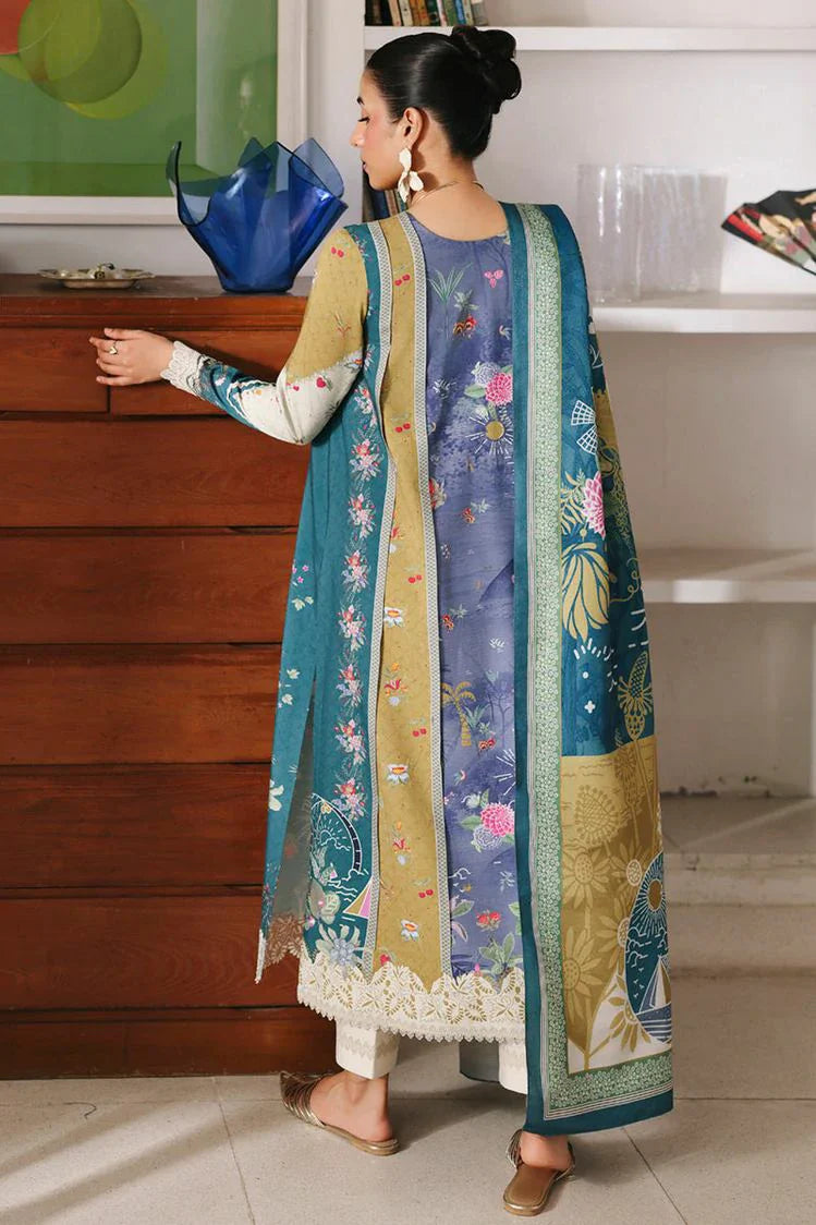 Picture of Qalamkar - Qprints Fall Collection - QW-10 (A) ALINA - Unstitched - Available at Raja Sahib