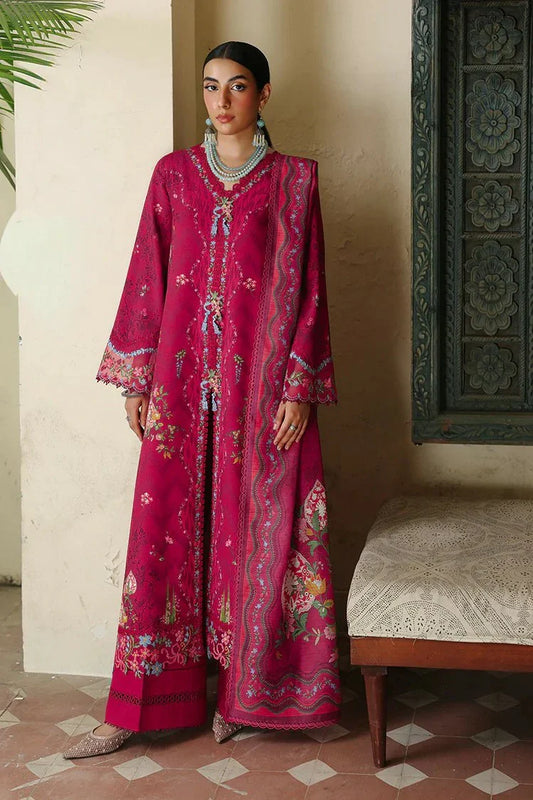 Picture of Qalamkar - Qprints Fall Collection - QW-02 (A) MIREL - Unstitched - Available at Raja Sahib