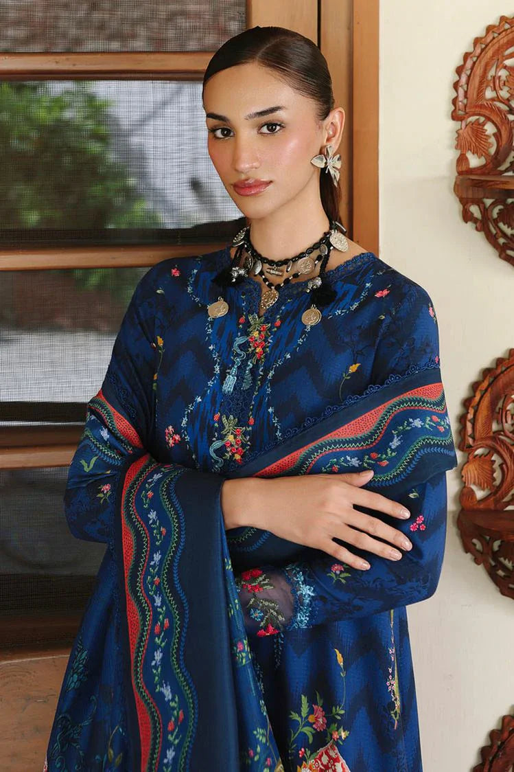 Picture of Qalamkar - Qprints Fall Collection - QW-02 (B) SILAS - Unstitched - Available at Raja Sahib