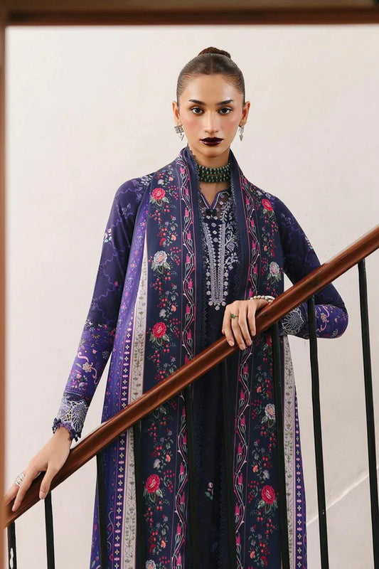 Picture of Qalamkar - Qprints Fall Collection - QW-03 (B) VANNA - Unstitched - Available at Raja Sahib