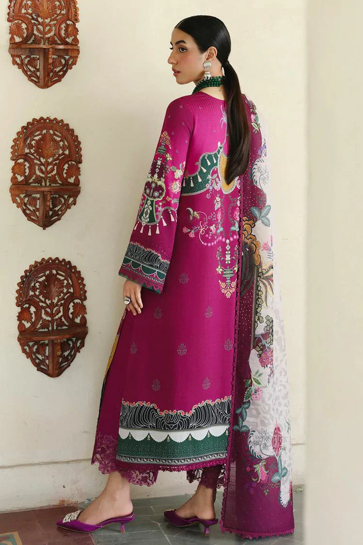 Picture of Qalamkar - Qprints Fall Collection - QW-04 (B) LACEY - Unstitched - Available at Raja Sahib