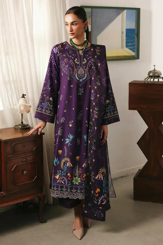 Picture of Qalamkar - Qprints Fall Collection - QW-05 (A) ELIAN - Unstitched - Available at Raja Sahib