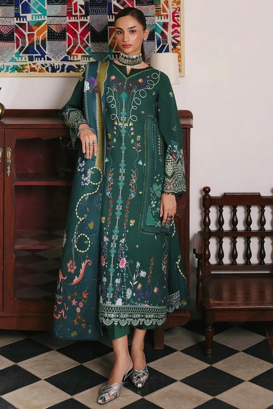 Picture of Qalamkar - Qprints Fall Collection - QW-06 (A) KARLA - Unstitched - Available at Raja Sahib