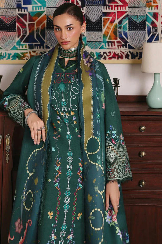 Picture of Qalamkar - Qprints Fall Collection - QW-06 (A) KARLA - Unstitched - Available at Raja Sahib