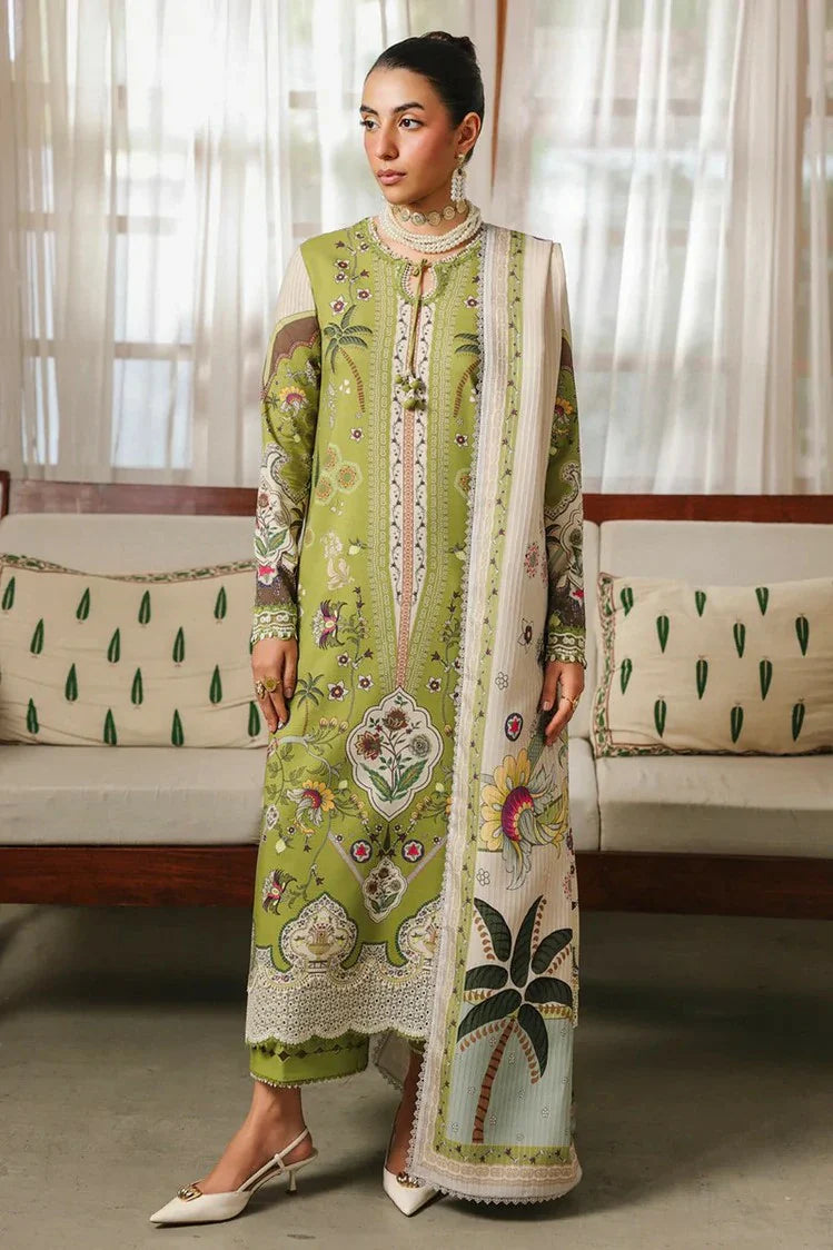Picture of Qalamkar - Qprints Fall Collection - QW-07 (B) TAHLIA - Unstitched - Available at Raja Sahib