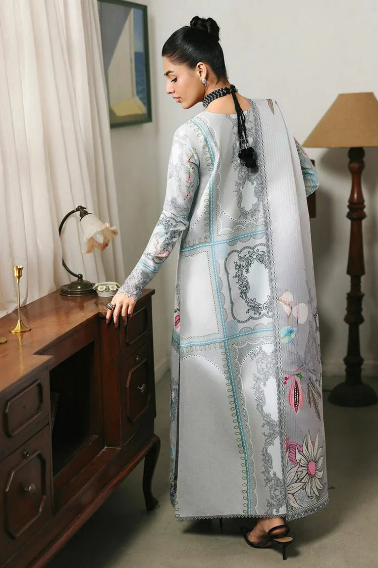 Picture of Qalamkar - Qprints Fall Collection - QW-08 (A) MARLA - Unstitched - Available at Raja Sahib