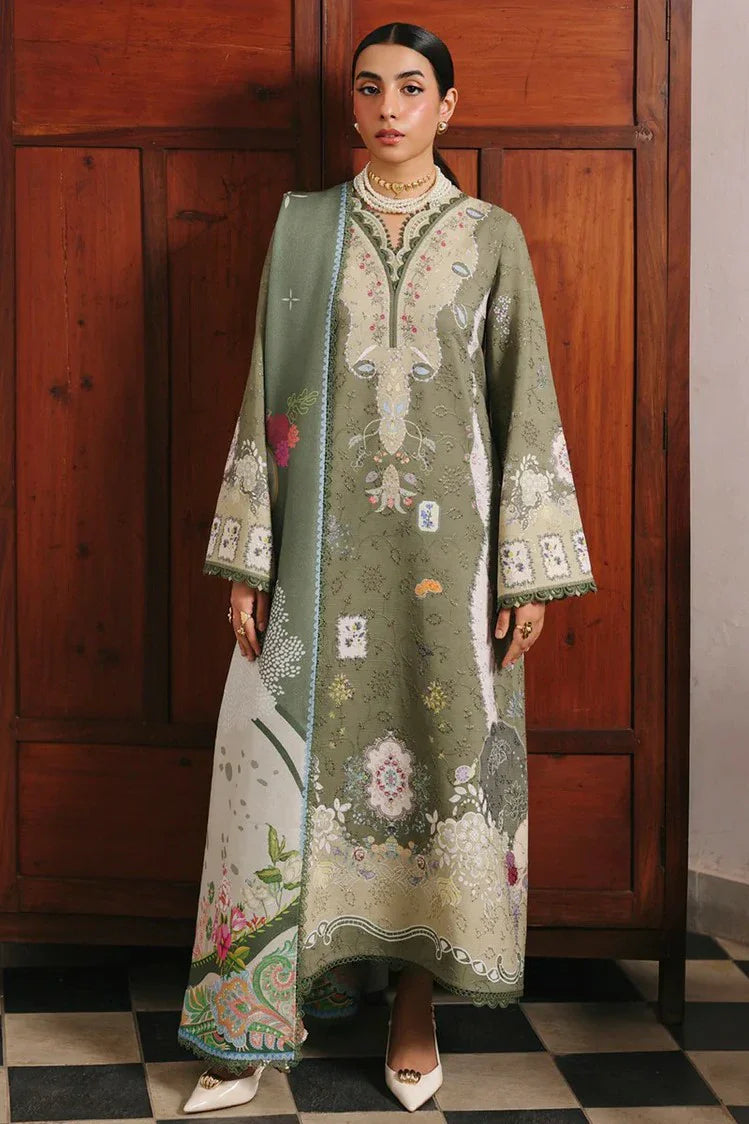 Picture of Qalamkar - Qprints Fall Collection - QW-09 (A) KHANZA - Unstitched - Available at Raja Sahib