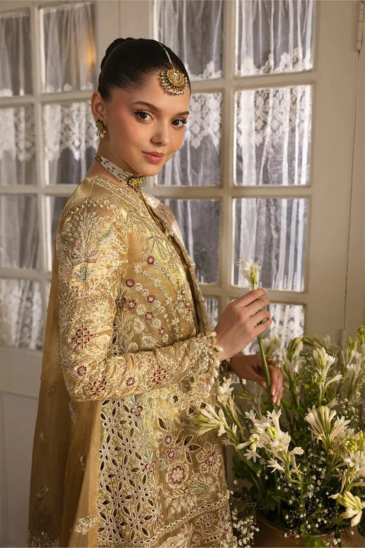 Picture of Afrozeh - Dastaan Goi Festive Collection - 1073-Goldveil - Unstitched - Available at Raja Sahib