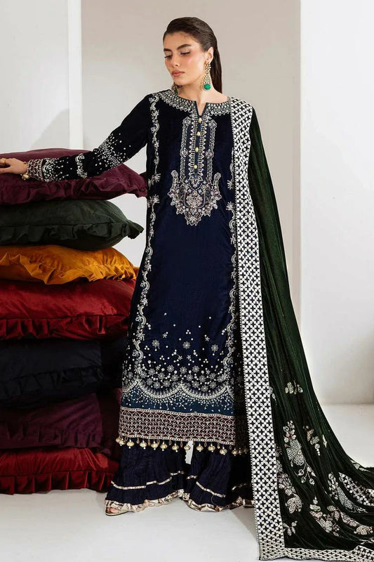 Picture of Nureh - Maya Embroidered Velvet Collection Vol 2 - NW-109 - Unstitched - Available at Raja Sahib