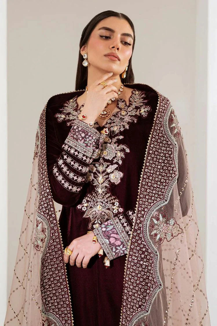 Picture of Nureh - Maya Embroidered Velvet Collection Vol 2 - NW-110 - Unstitched - Available at Raja Sahib
