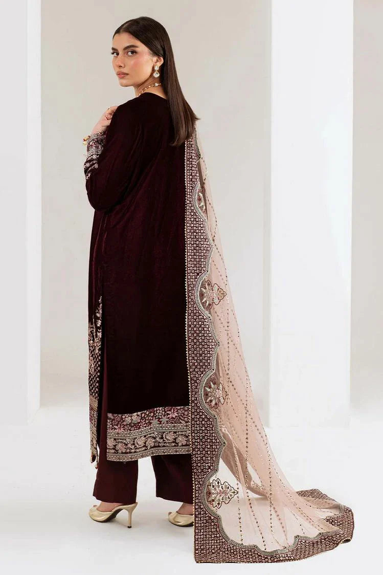 Picture of Nureh - Maya Embroidered Velvet Collection Vol 2 - NW-110 - Unstitched - Available at Raja Sahib