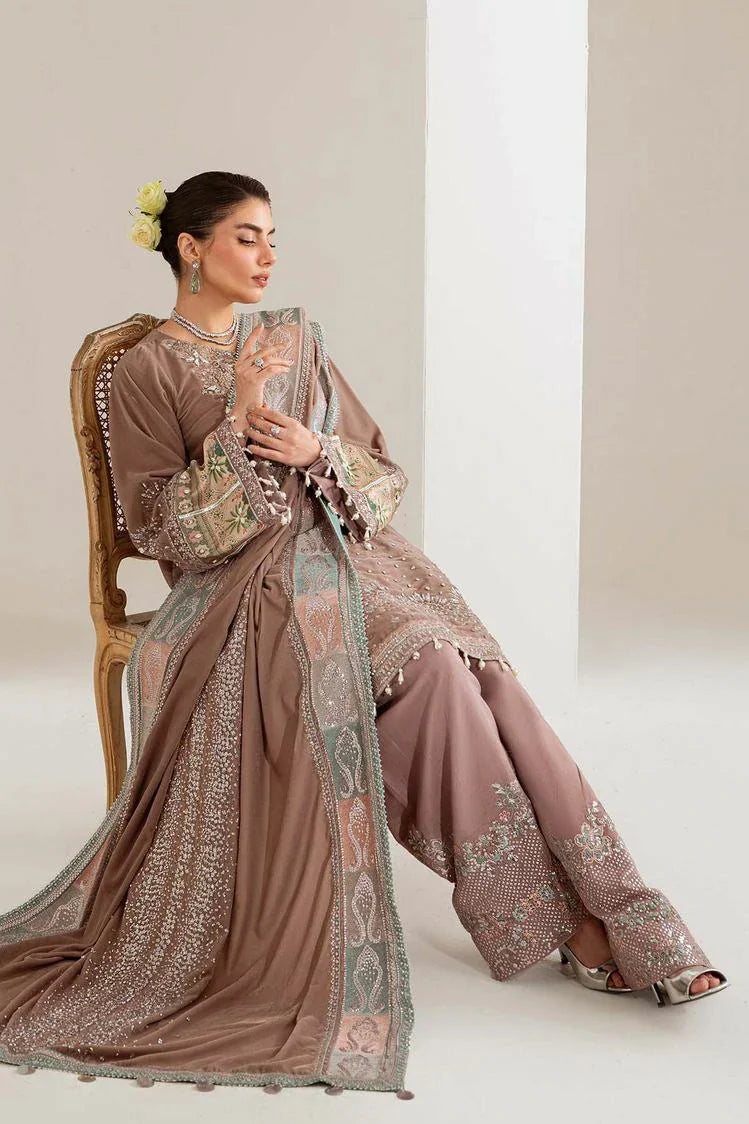 Picture of Nureh - Maya Embroidered Velvet Collection Vol 2 - NW-112 - Unstitched - Available at Raja Sahib