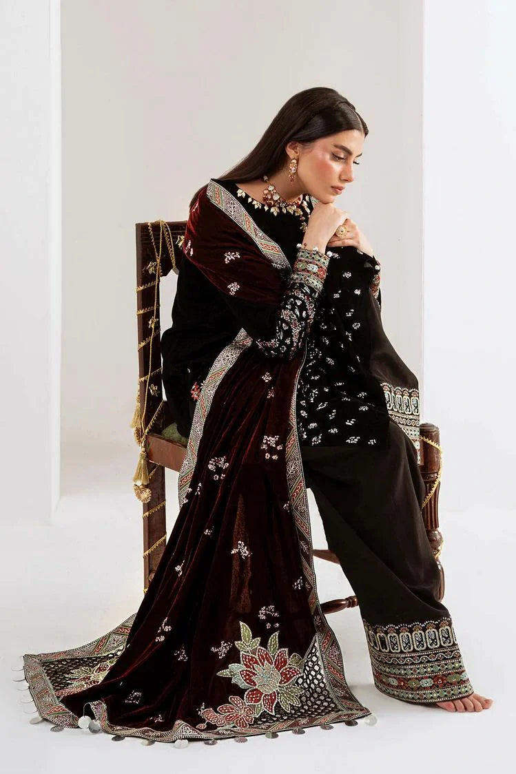 Picture of Nureh - Maya Embroidered Velvet Collection Vol 2 - NW-113 - Unstitched - Available at Raja Sahib