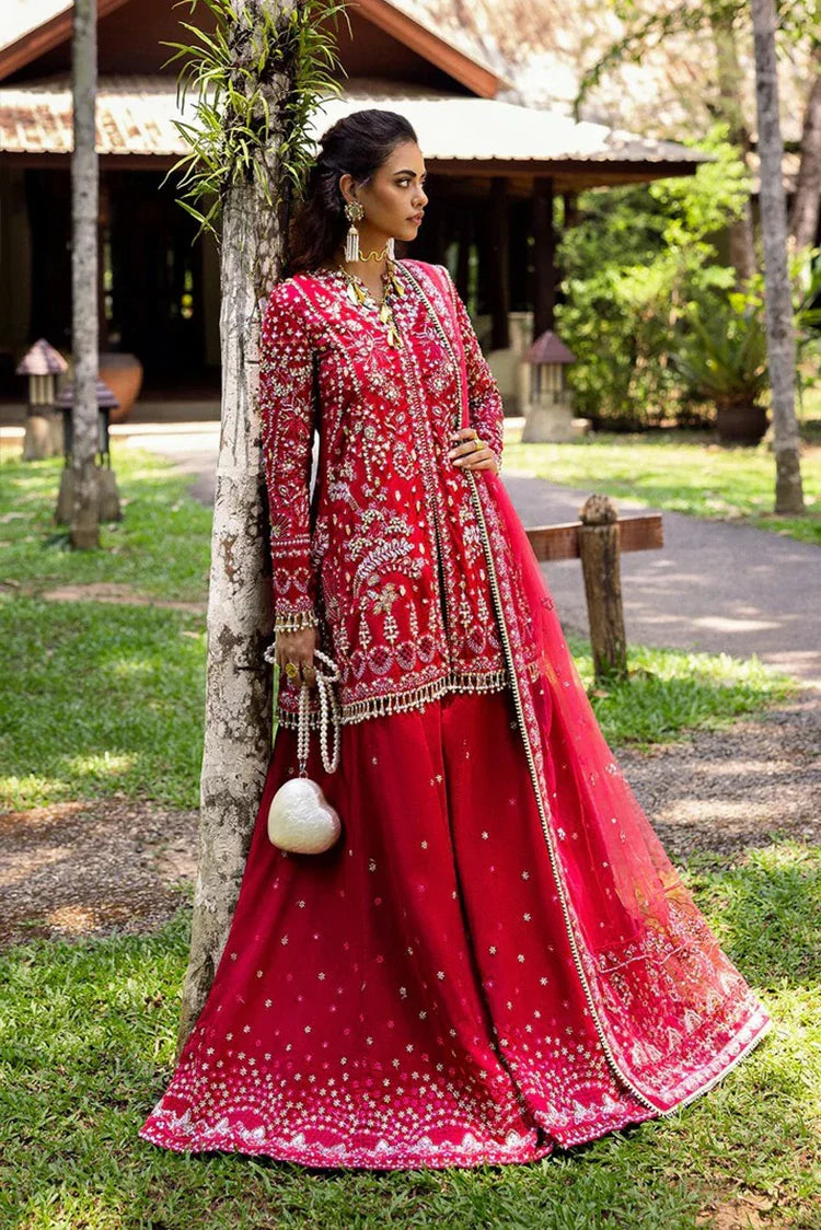 Picture of Saira Rizwan - Wedding Unstitched Collection - GOLNAR-SRF25-01 - Unstitched - Available at Raja Sahib