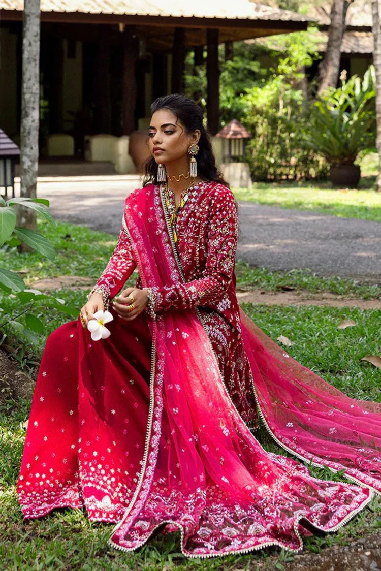 Picture of Saira Rizwan - Wedding Unstitched Collection - GOLNAR-SRF25-01 - Unstitched - Available at Raja Sahib